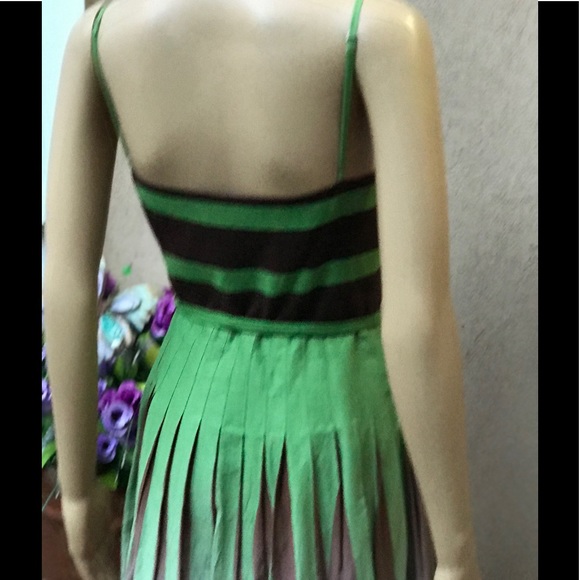 BCBGmaxazria green cotton dress size small - Picture 8 of 8